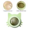 Catnip Lickable Ball Rotatable Teeth Cleaning Cat Bite Toy Cat Wall Treats for Indoor Cats