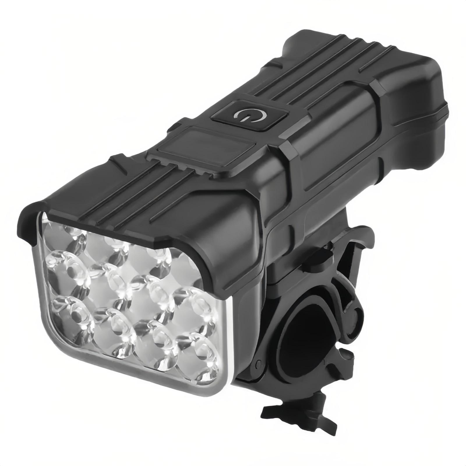 

Велофары для Tero 5.0 2022, Суперяркие велофары для ночной езды, Велофара и задний фонарь для внедорожной езды Commu One Size чёрный