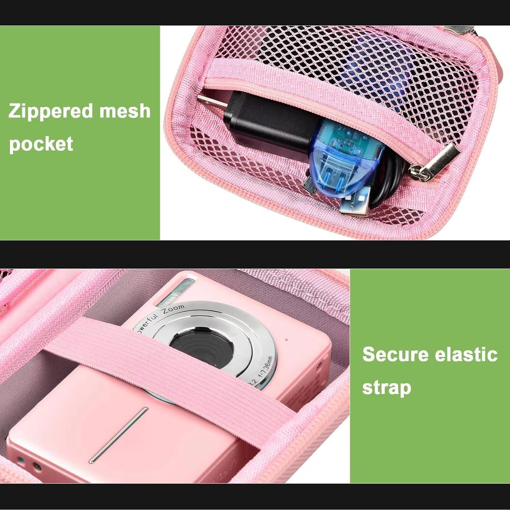 Digital Camera Case Compatible with VAHOIALD FHD 1080P/ for CAMKORY Digital Point and Shoot/for KODAK PIXPRO FZ45-BK (CASE ONLY)