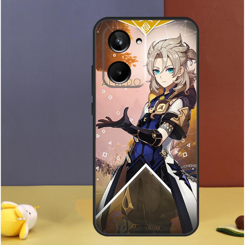 

Genshin Impact Albedo For Realme 15 10 11 12 13 14 Pro Plus C65 C67 C63 C61 C55 C51 C53 C35 C75 GT6 GT7 Pro Case Realme C31