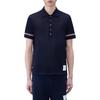 THOM BROWNE Поло с полосками Rwb с коротким рукавом Мужское MJP193A-J0129-415