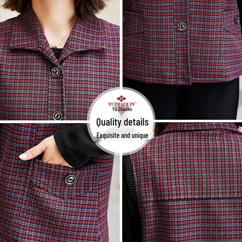 Women's Mid-Aged Cardigan Vest