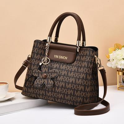 High Quality Printed Letter Leather Ladies Bag Designer Handbags Luxury Fashion Women's Handbag Tote Bags Female Messenger Bag
