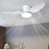 2025 Nordic Ceiling Fan Light: Variable Frequency, Compact Design, Suitable for Bedroom - Meets Japanese & American Standards