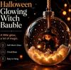 Dropshipping HQ New Halloween Glowing Transparent Sphere Decoration 8cm Cartoon Plastic Hot-Selling Christmas Ball Novelty Gifts
