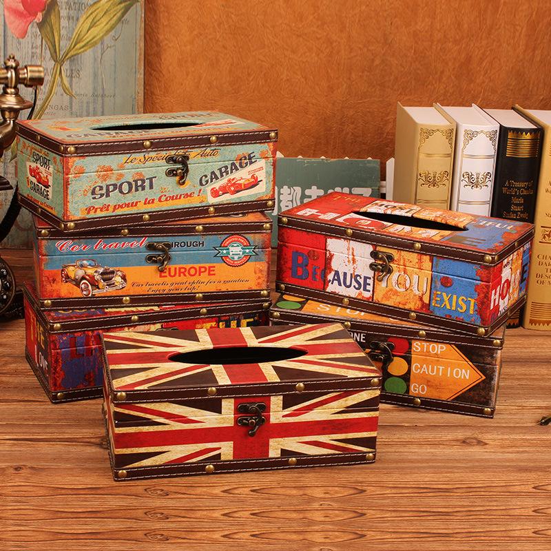 British-Style Waterproof Cylinder Tissue Box for Home, Car, or Restaurant