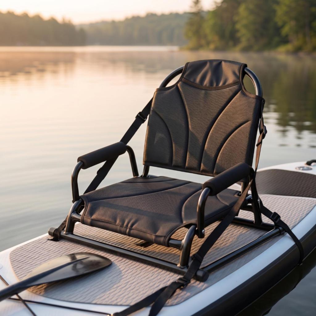 Kayak Seat with Armrests Breathable Thick for Fishing, Paddleboarders