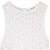  Olivan  Flower Point Dress  White 
