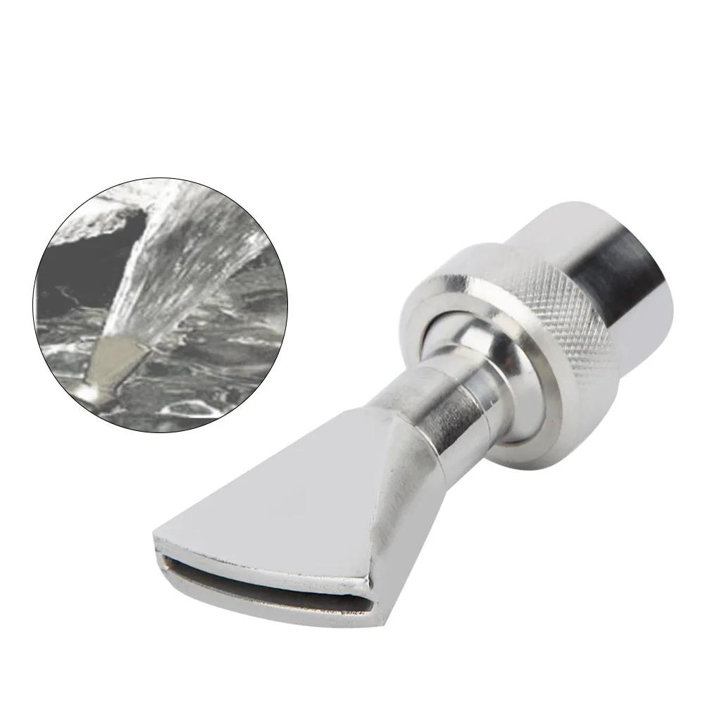 Ugello Fontana Giardino Stagno Acqua Acciaio Inossidabile FNPT 6'' DN20 Forma a Ventaglio Spruzzatore violetto