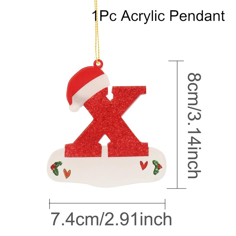 Christmas Acrylic Letter Pendant 2026 Merry Cristmas Decoration for Home Xmas Tree Hanging Ornaments Navidad Natal New Year 2026