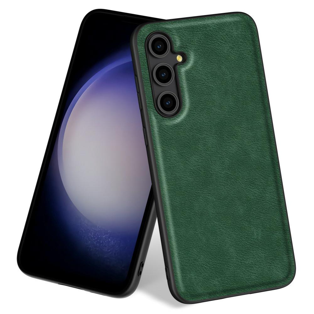 For Samsung Galaxy A36 5G Case Retro Leather Coated PC+TPU Phone Cover