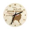 Tervueren Belgian Shepherd Dog, Tervueren Belgian Sheepdog - Clock with Dog, Wooden Clock with Engraving, Personalised Clock by