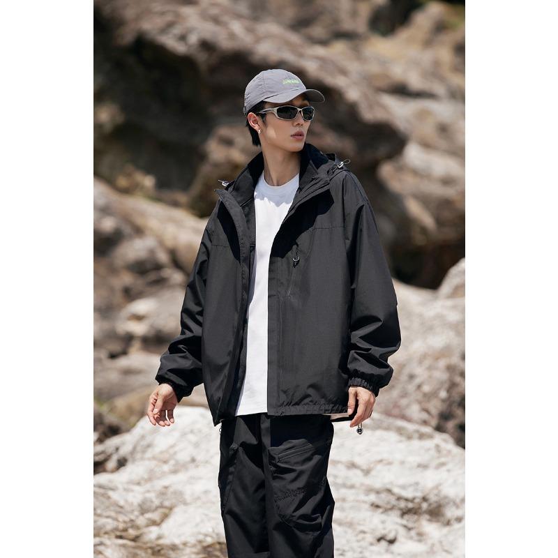 Autumn High-quality Trendy Brand, Grain Liner, Three-proof Charge Jacket