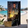 Asciugamano da Spiaggia Stampa Lewis Hamilton Morbido Portatile Asciugatura Rapida?Asciugamano Asciutto Per Piscina Vacanza Estiva Sport all'Aperto