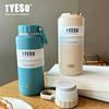 TYESO 500/710ml Sports Thermos Cup Double Wall Vacuum Flask Stainless Steel Thermal Mug with Handle Portable Outdoor Travel Cups
