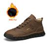 Italian Men's Casual Shoes Leather Sneakers Handmade Luxury 2024 New In Fashion Outdoor Shoes Outdoor Lace Up Man Hiking Shoes