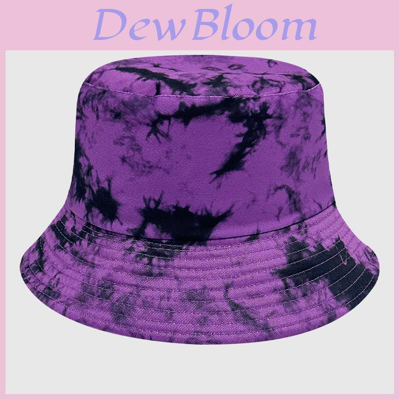 Cotton Tie Dye Bucket Hat With Sun Protection For Outdoor Activities Men Women