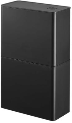 Jitsugyo 6904 Sealed Coffee Canister Filter Storage Case with Valve Black Filter Storage Case X X When Tower Refill Sealed Can Be