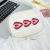Strawberry Pattern Plush Storage Bag, Three-dimensional Storage, Super Large Capacity. Stationery/miscellaneous Storage Bag
