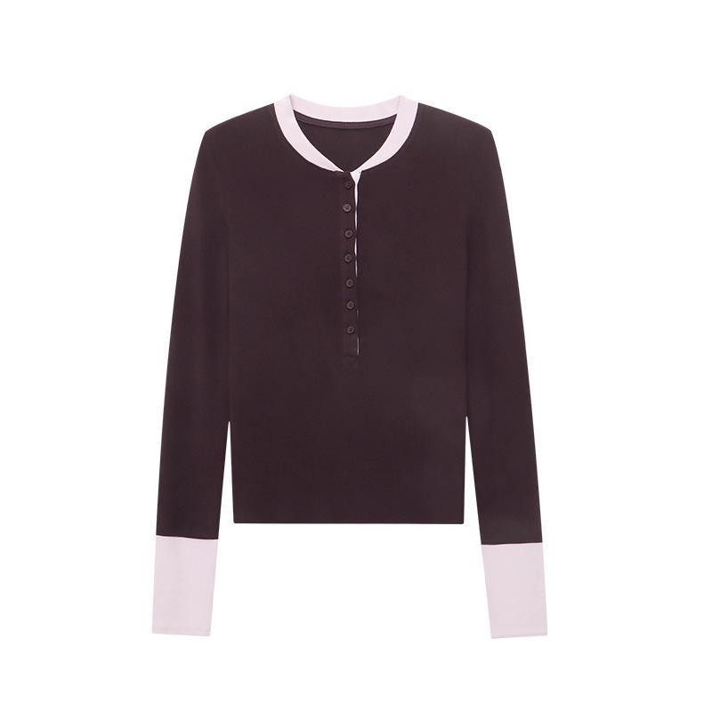 Sinan American Old Money Style Buttoned Slim T-Shirt SN6856