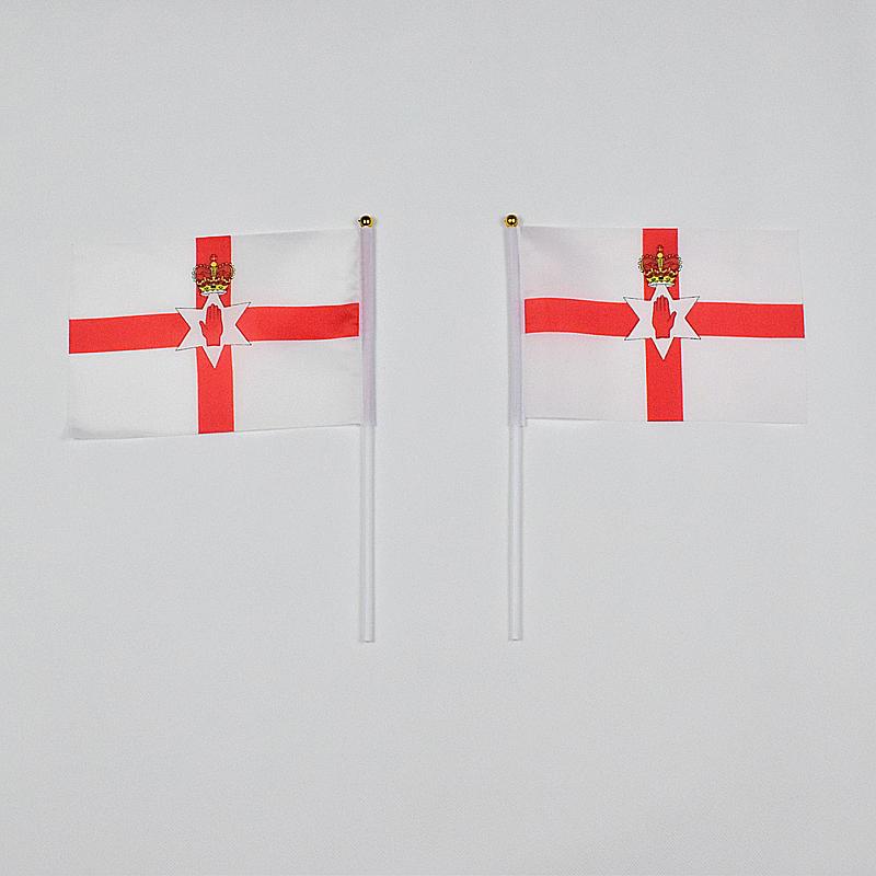Northern Ireland 10pieces of 14*21cm hand-waving flags
