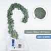 2m Artificial Faux Garland Wall Eucalyptus Garland Decor Silver Dollar Eucalyptus Greenery for Wedding Arch Leaves Vines Plant