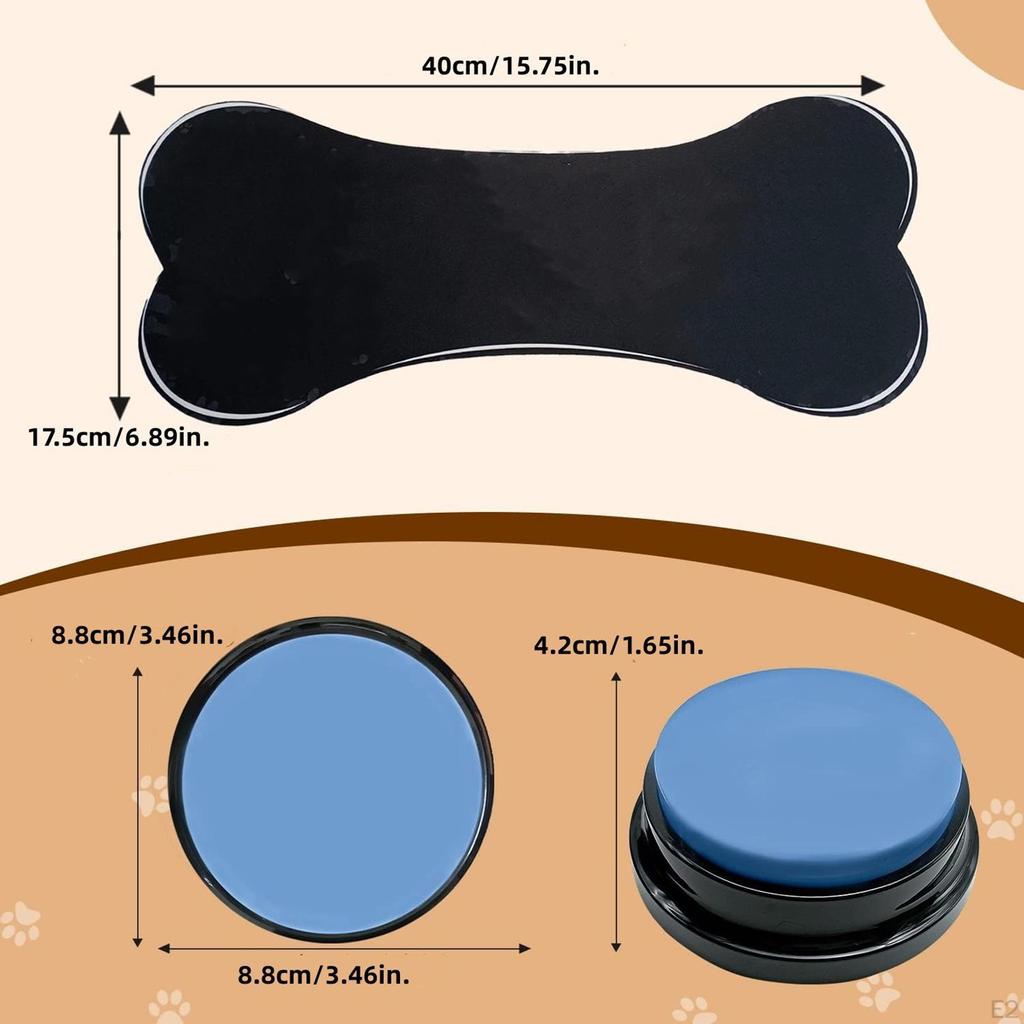 4 Pieces 30S Answer Buzzers Dog Interactive Toy for Puppy Kitten Funny Gifts