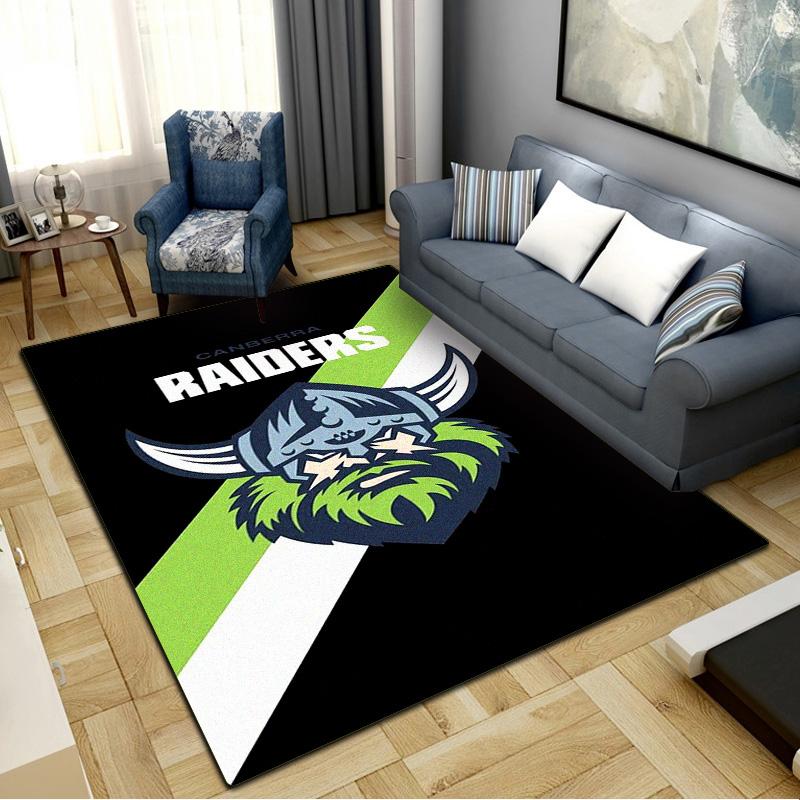 Canberra Raiders Carpet Rug for Living Room Bedroom Home Sofa Decoration, Kids play Non-slip Floor Mat