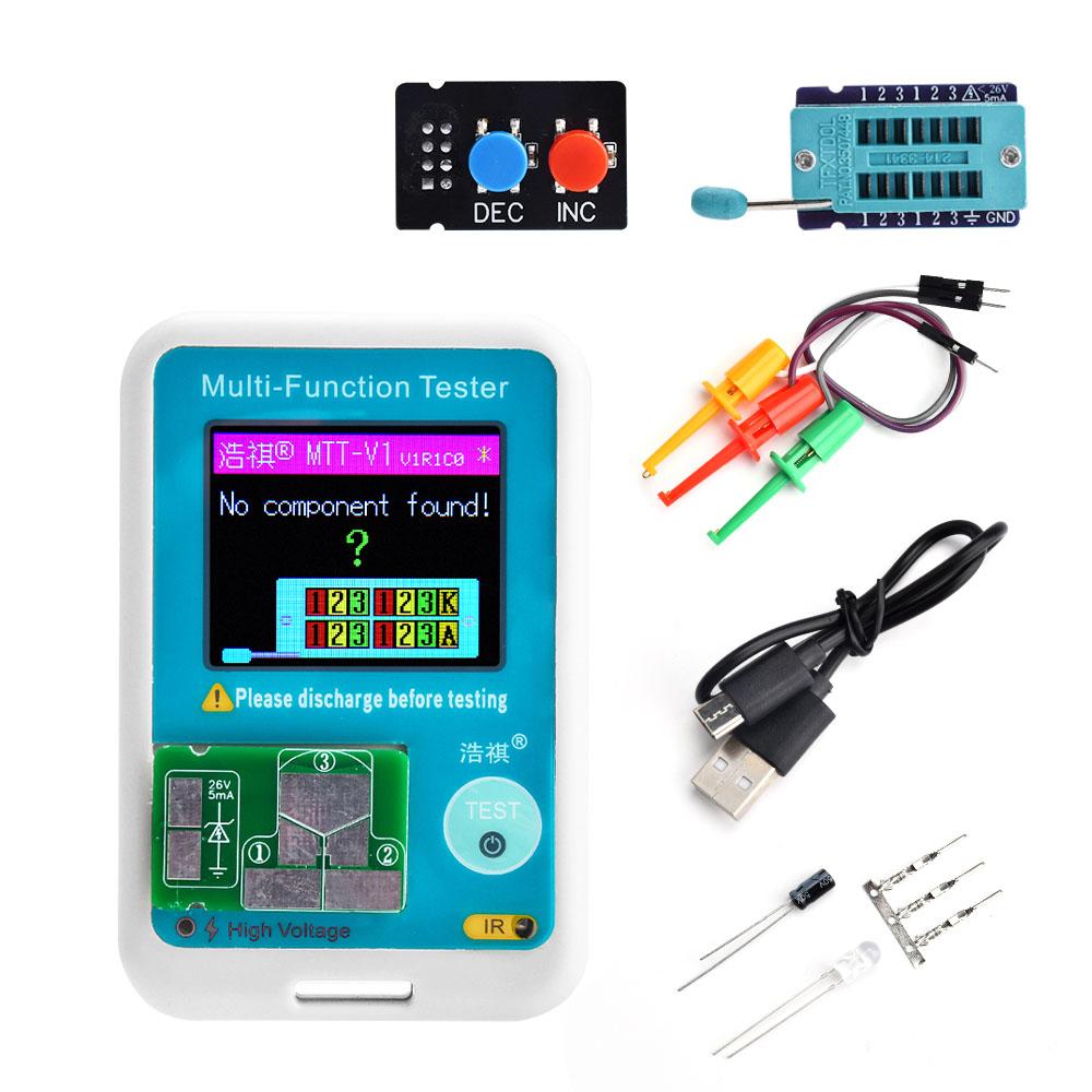 LCR-TC3 /LCR-TC2 V2.3E /MTT-V1 ESR Meter Transistor Tester Display TFT Diode Triode Capacitance SCR InductanceTriodeTransistor