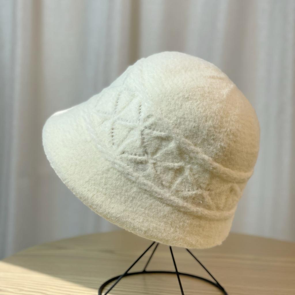 Knitted Fisherman's Hat Children's Autumn and Winter New Basin Hat Thermal Bucket Hat Foldable