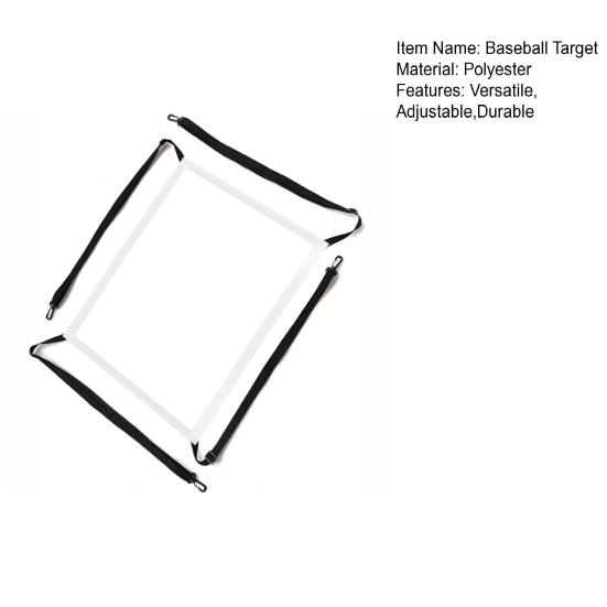 Baseballowa Siatka Celująca do Uderzeń Regulowana Strefa Uderzeń Cel do Rzutów na Celność dla Miłośników Baseballu