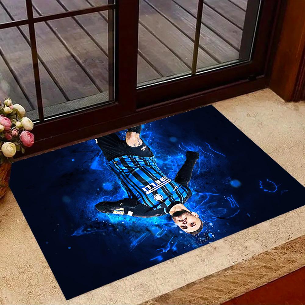 Argentina Football Player Carpet Suitable for Dining Room Bedrooms Entryway Game Room Anti-slip Rug Office Home Decor Gift for Festivals