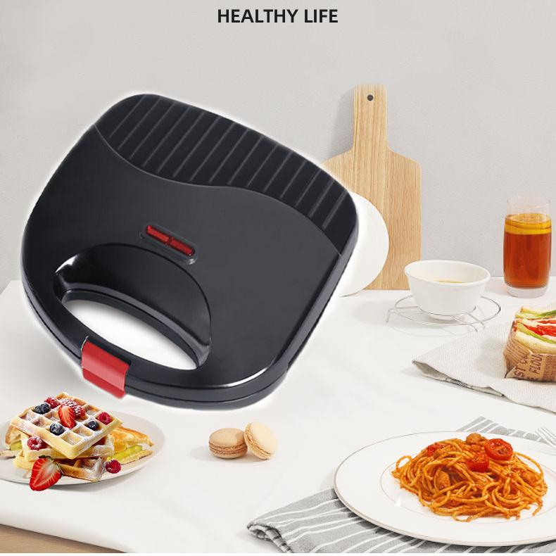 Vaflovač Sendvičovač Panini Snídaňový stroj Grilovací talíř Elektrický pekáč