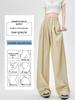 Women's High-Waisted Loose Linen Wide-Leg Summer Pants