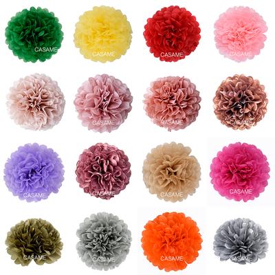 10 pz 4 6 8 10 12 Pollici Pompon di Carta Velina Matrimonio Festa Pompon di Carta Fiore per Decorazione Matrimonio Pompon Compleanno Bambino