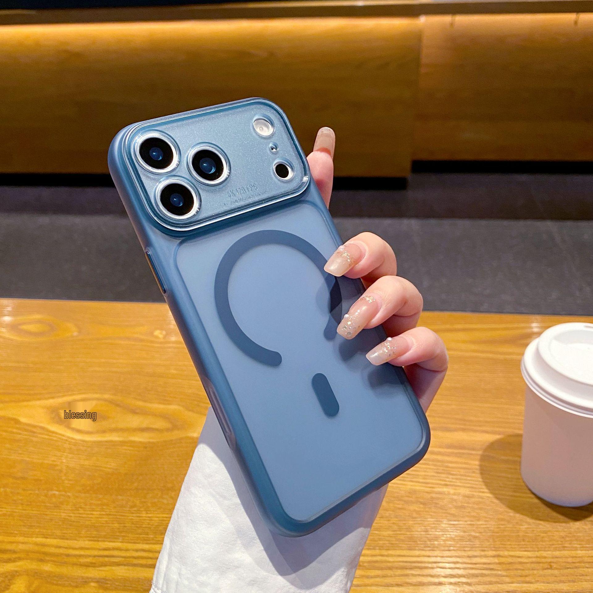 Compatible Matte Skin Phone Case for Apple 17/16 ProMax with Magnetic 15Pro Protection 16ProMax