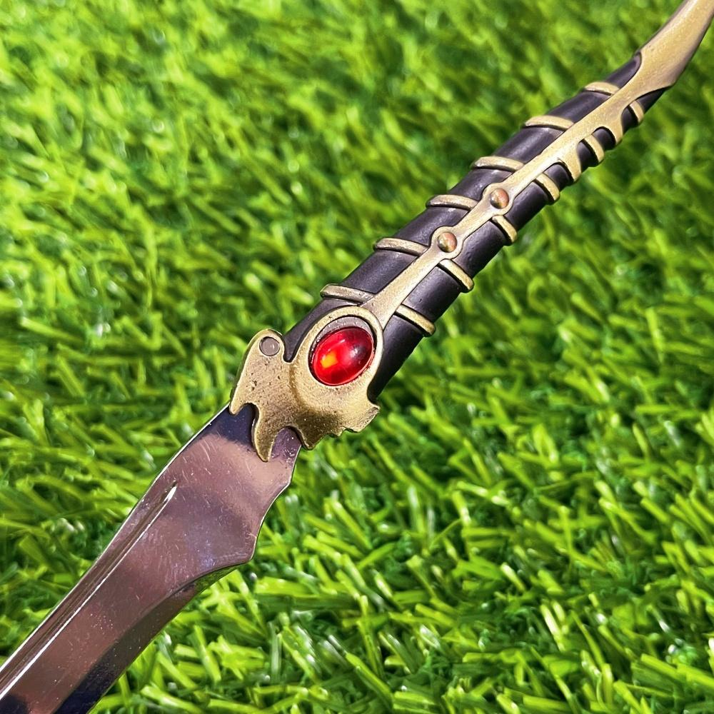 6.7inch Dragon Katana Blade Real Size Japanese Katana Anime Metal Sword Cosplay Prop Ninja Knife Original Samurai Sword Toy Gift