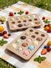 15-Hole Food Grade Silicone Mold for Homemade Baking, Molten Filling, Chocolate, Ice Cubes.
