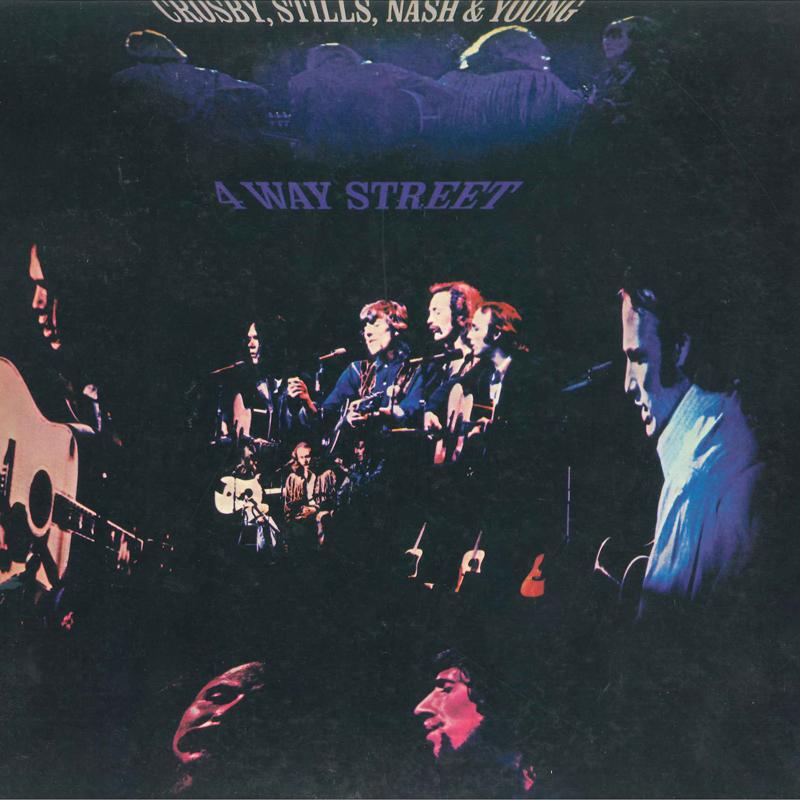 LP Record CROSBY STILLS NASH YOUNG 4 Way Street P50089A ATLANTIC 1971 Japan Rock Used