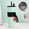 700ML Vacuum Cup With Lifting Rope Direct Drinking Cup Thermal Water Bottle  Office Workers