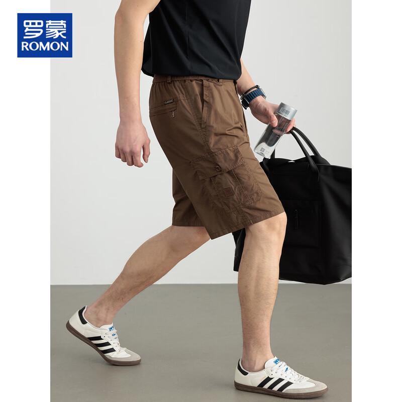 

ROMON Men s 100% Cotton Loose Cargo Shorts 3XL