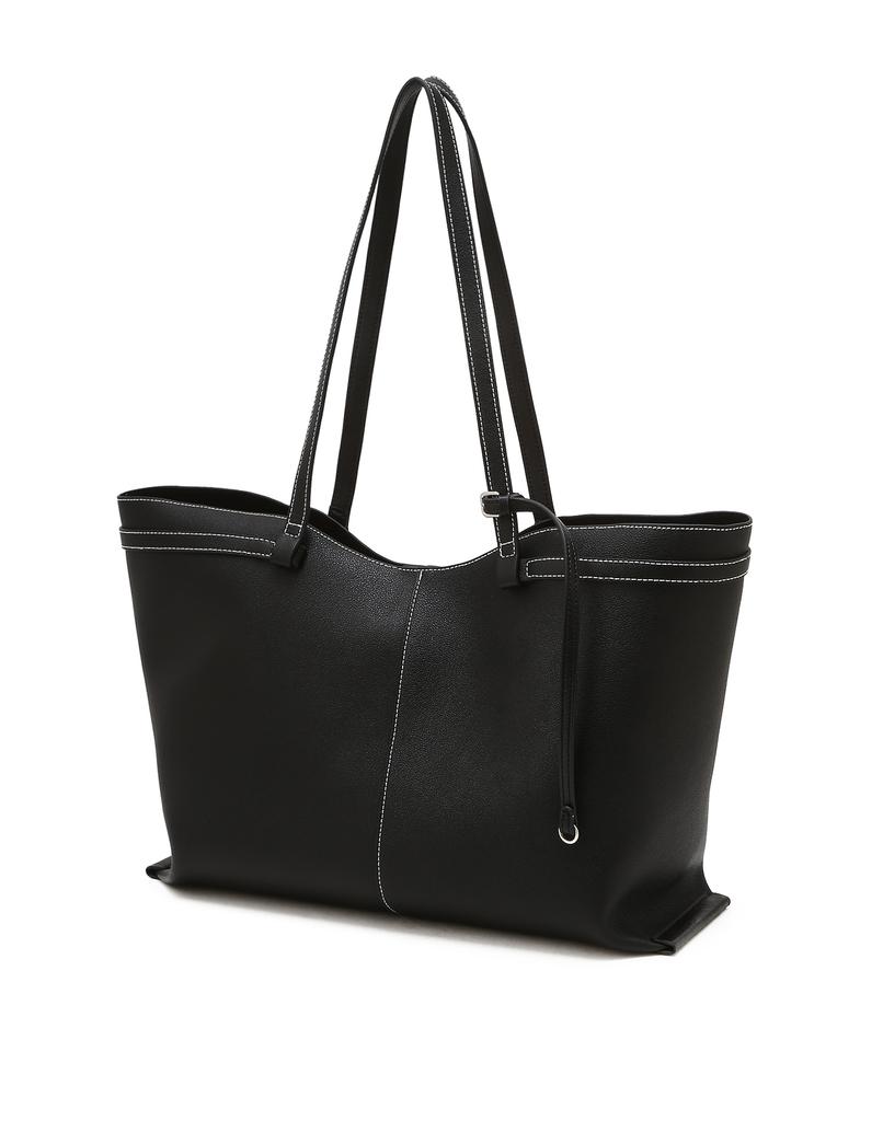 Jillstuart Acc [Rian] Rian Leather Shopper Bag Black