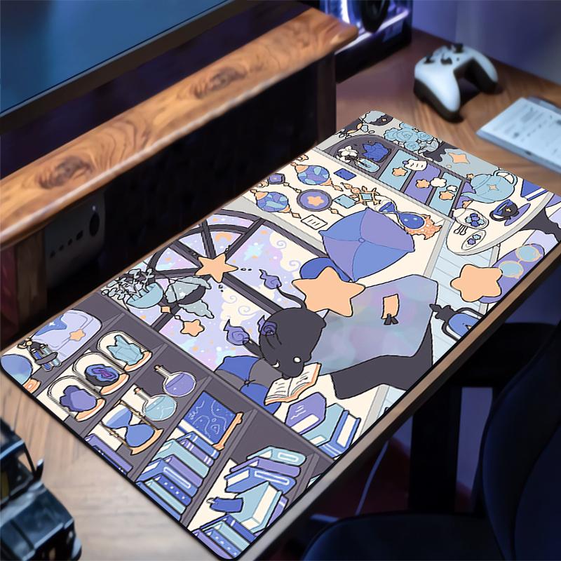 Mouse Pad Anti-slip Durable Desktop Mat Offices PC Accessories Cartoon Keyboard Pad Anime Semyon Room Mouse Mat Tapis De Bureau