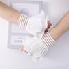 Double Layered Ruffled Lace Fake Sleeves Sweater Elastic Detachable Flared Cuffs Clothing Decoration Ornaments
