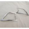 2pc New Car ABS Chrome Accessories Plated Front Fog Lamp Cover Trim Paste Style For Toyota INNOVA 2015 2016 2017 2018