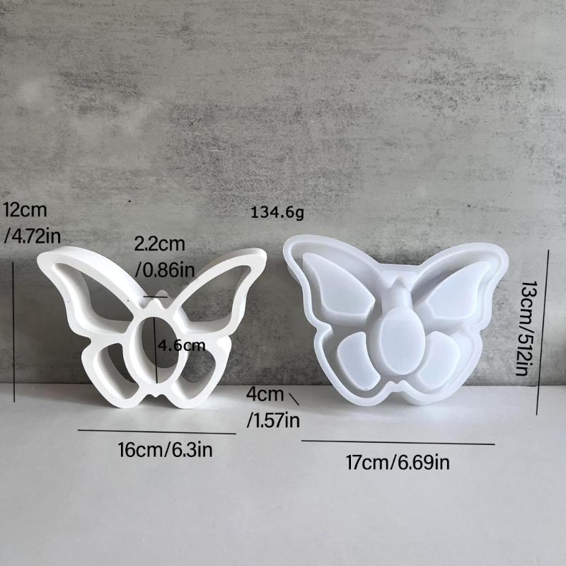 Translucent Silicone Mould for Creating 3D Butterfly Shapes Decoration for Epoxy Resin and Plaster Cement Projects