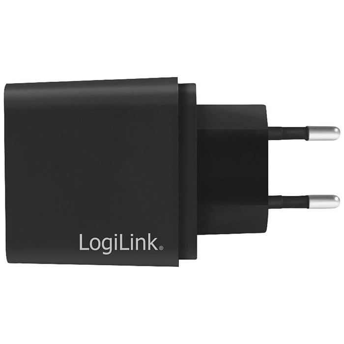 LogiLink Chargeur USB 18 W 1x USB-C® Power Delivery noir intérieure