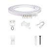 Curved Curtain Rail Flexible Ceiling Track Ceiling Mount Track Curtain System