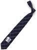 [Michiko London] Brand Necktie, Made In Japan, 100% Silk, Jacquard Weave, Paisley Pattern (Pattern B: Navy)
