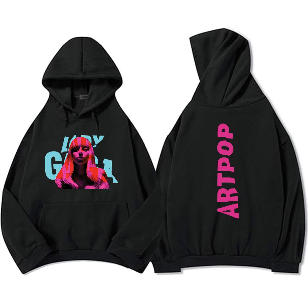

Худи Lady-Gaga ARTPOP Зимние Повседневные Мужские Женские Толстовки Sudaderas Hombre с Длинным Рукавом Уличная Одежда 3XL